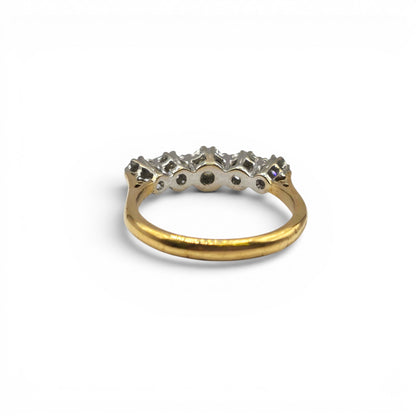 18ct yellow gold diamond ring sh27136b