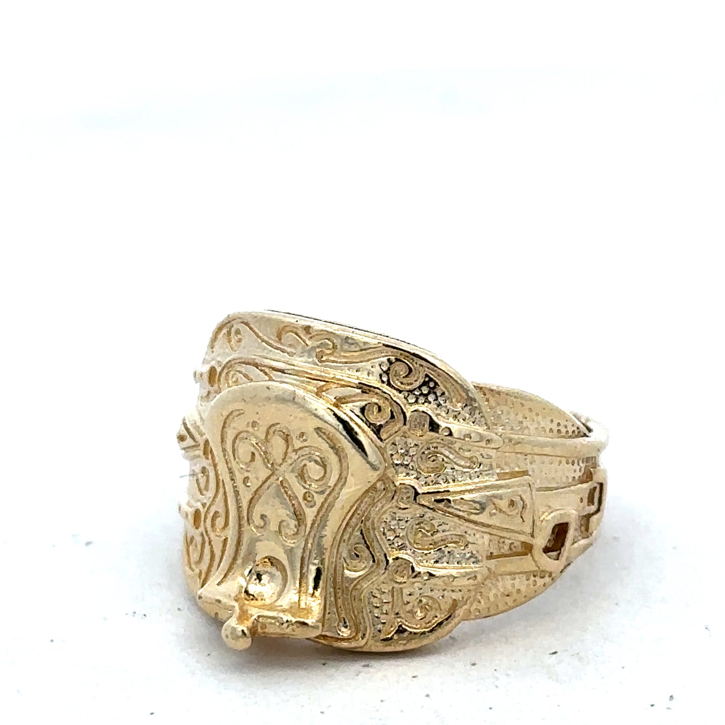 9ct gold Saddle ring sh27227b