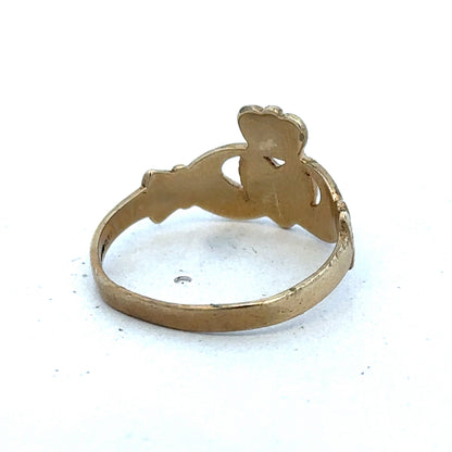 9ct yellow gold claddaugh ring sh25473l