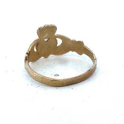 9ct yellow gold claddaugh ring sh25473l