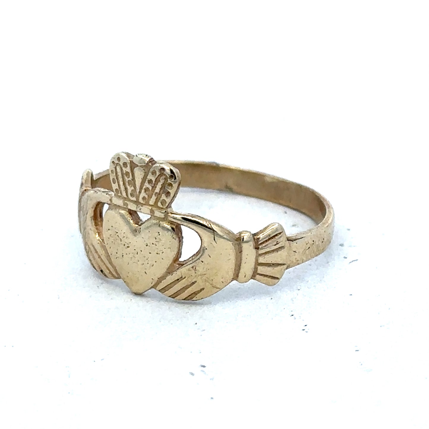 9ct yellow gold claddaugh ring sh25473l