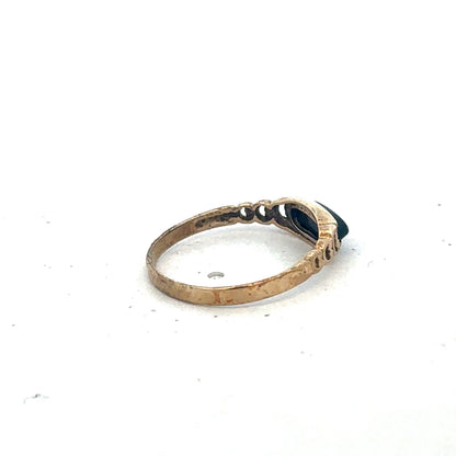 9ct yellow gold ring size J (sh26939b)