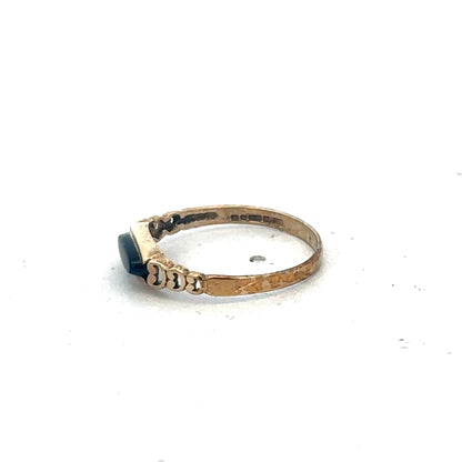 9ct yellow gold ring size J (sh26939b)