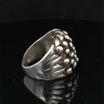 Silver keeper ring size Z1 by Reeves and Sons, featuring a sleek band design ideal for everyday wear.