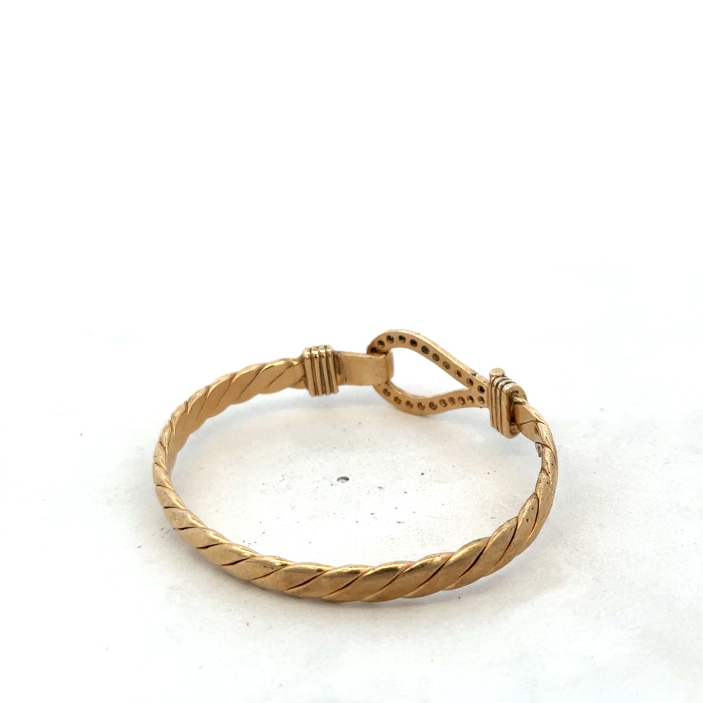 9ct yellow gold bangle 12.7g (sh25244l)