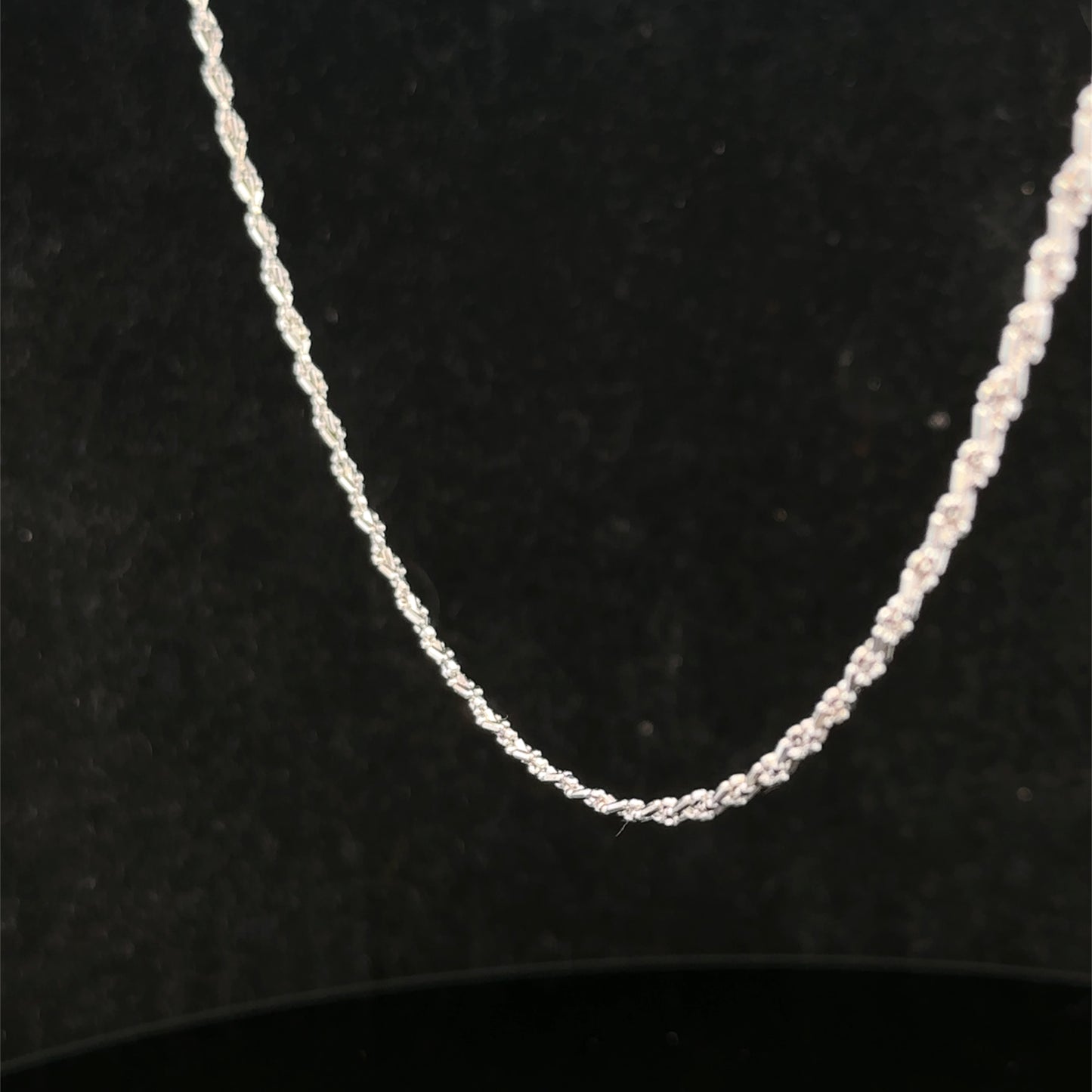9ct white gold chain 3.2g (sh27416b)