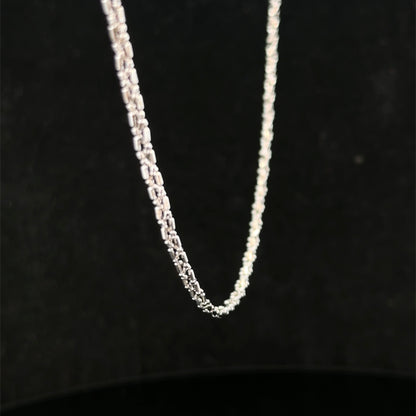 9ct white gold chain 3.2g (sh27416b)