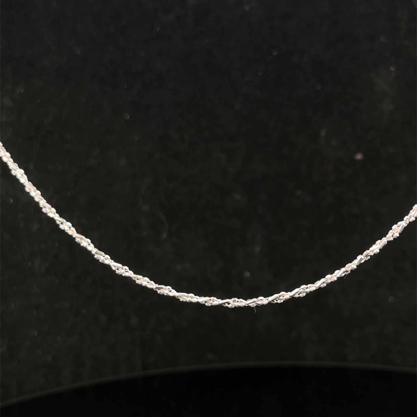 9ct white gold chain 3.2g (sh27416b)
