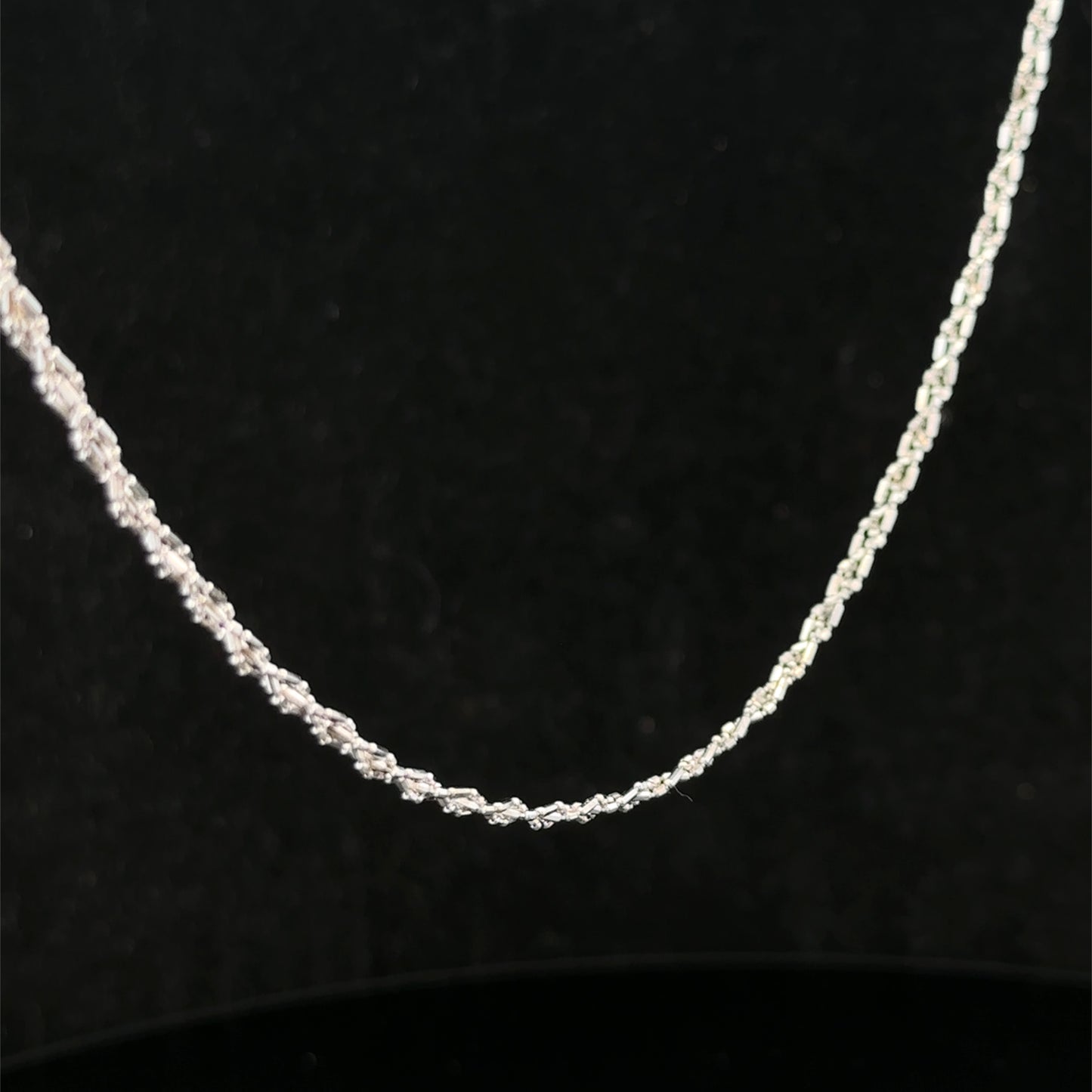 9ct white gold chain 3.2g (sh27416b)