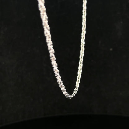 9ct white gold chain 3.2g (sh27416b)