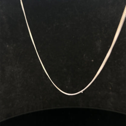 9ct white gold chain 1.5g (sh27093b)