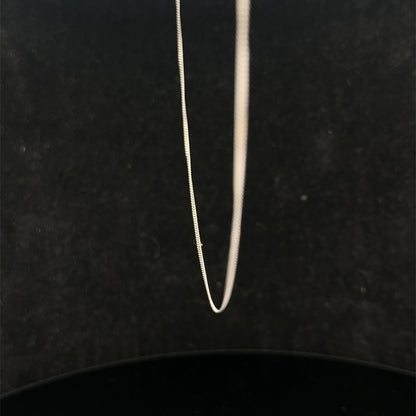 9ct white gold chain 1.5g (sh27093b)