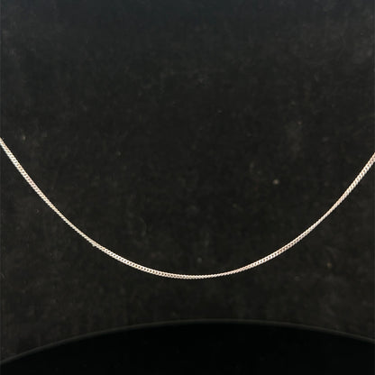 9ct white gold chain 1.5g (sh27093b)