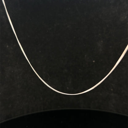 9ct white gold chain 1.5g (sh27093b)