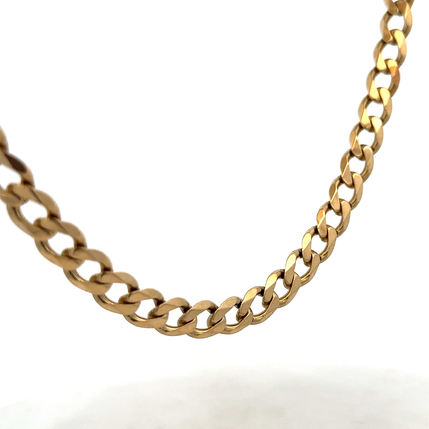 9ct yellow gold curb chain 60.4g (sh27489b)