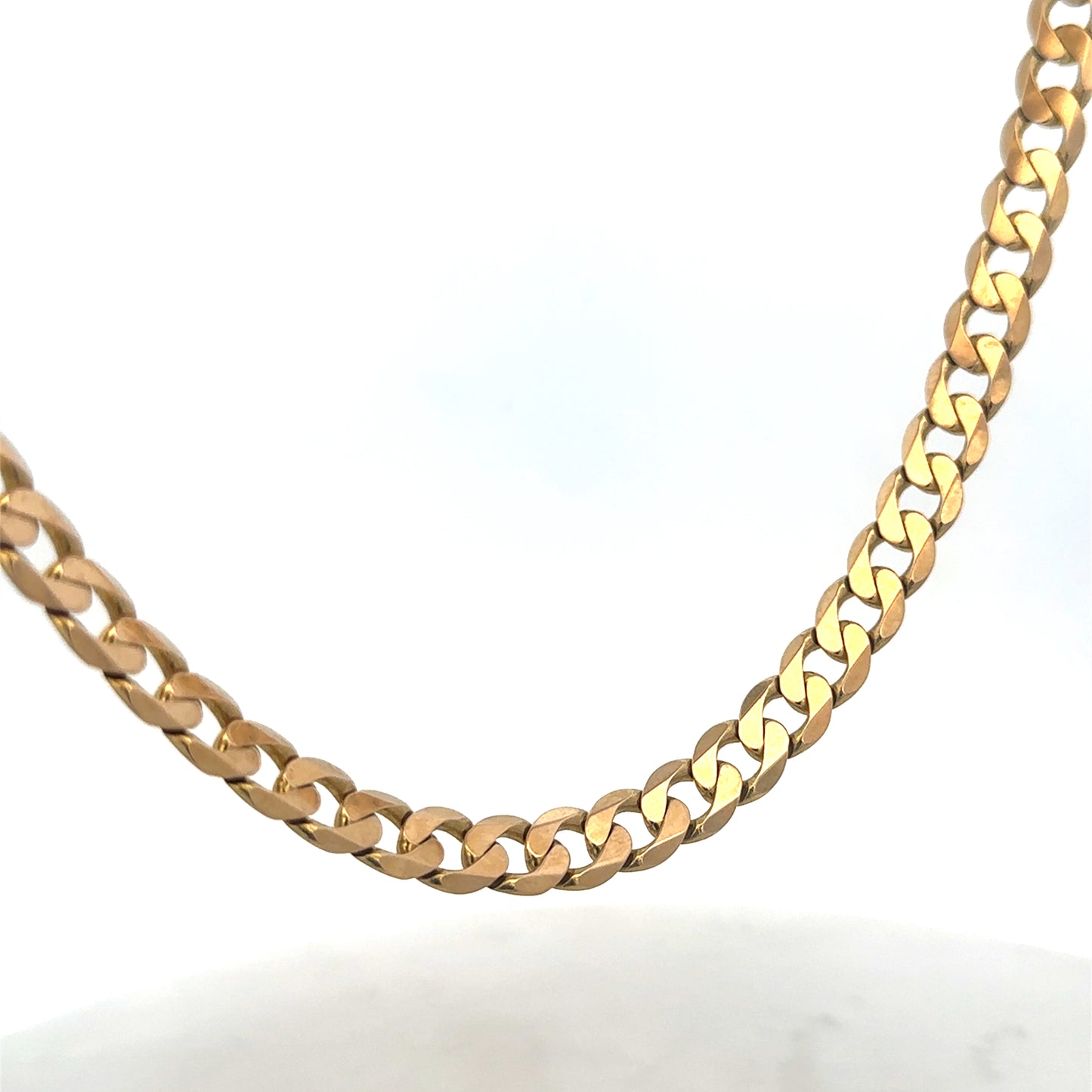 9ct yellow gold curb chain 47.6g (sh27488b)