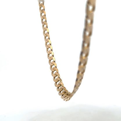 9ct yellow gold curb chain 47.6g (sh27488b)
