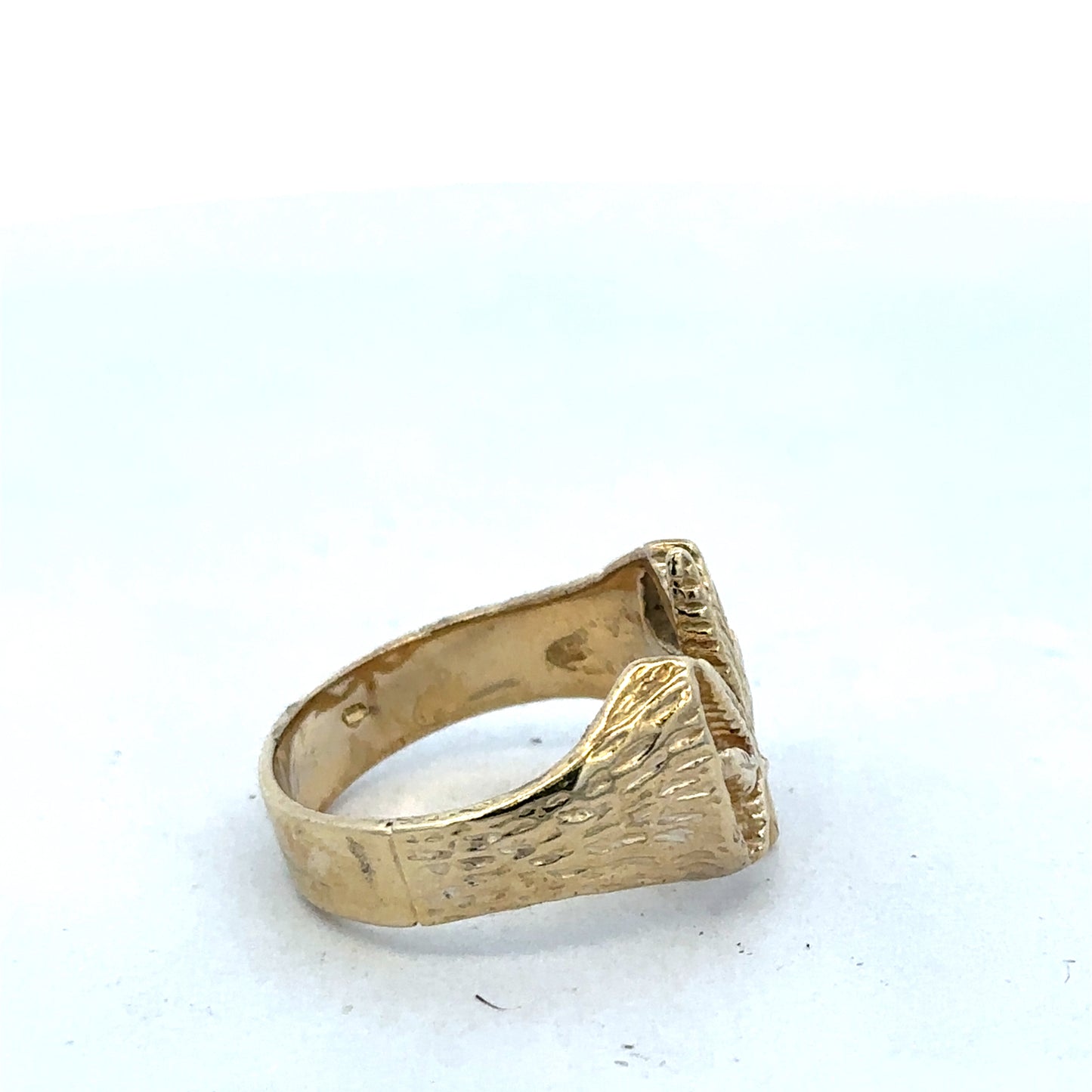 9ct yellow gold ring size U1/2 (sh27363b)