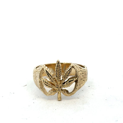 9ct yellow gold ring size U1/2 (sh27363b)