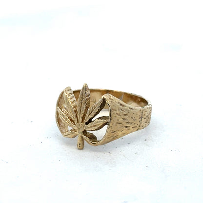 9ct yellow gold ring size U1/2 (sh27363b)