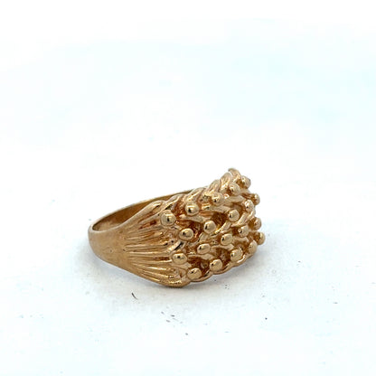 9ct yellow gold keeper ring size U (sh27503b)