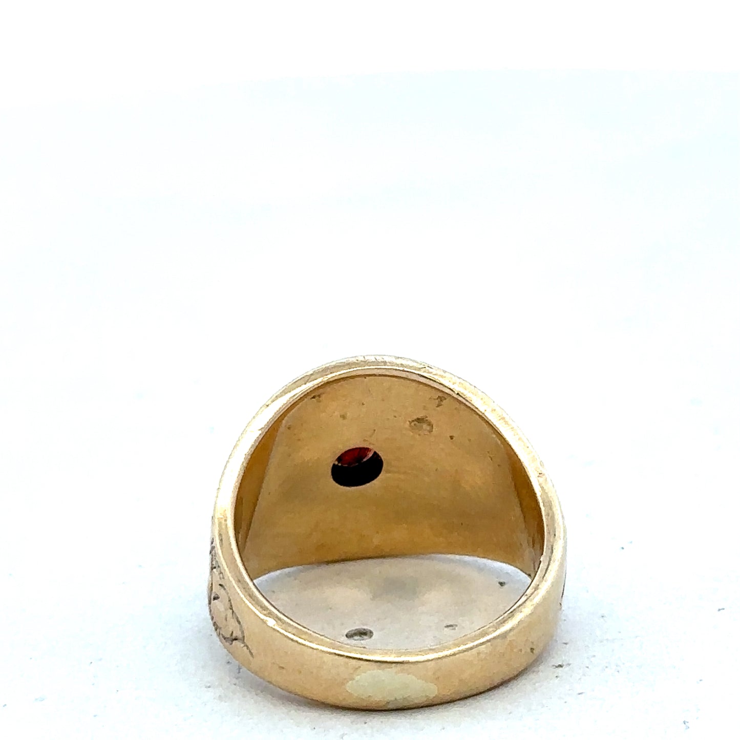 9ct yellow gold ring size L (sh27365b)