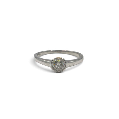 18ct white gold diamond solitaire ring sh900244l