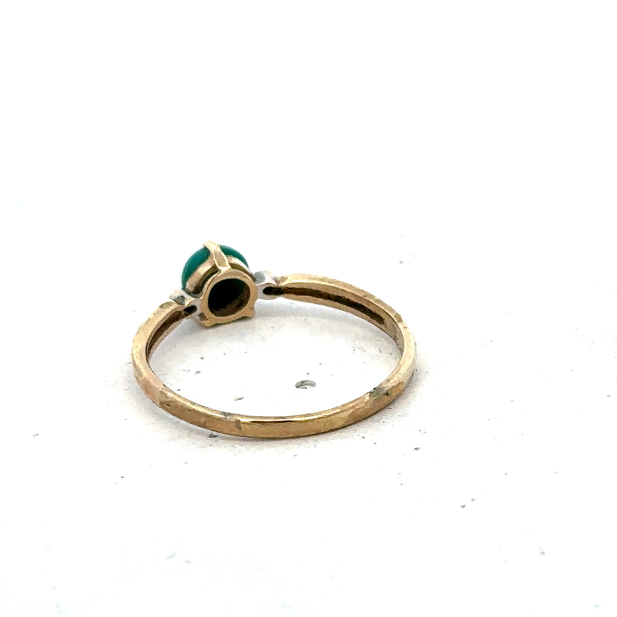9ct yellow gold ring size S (sh25592l)
