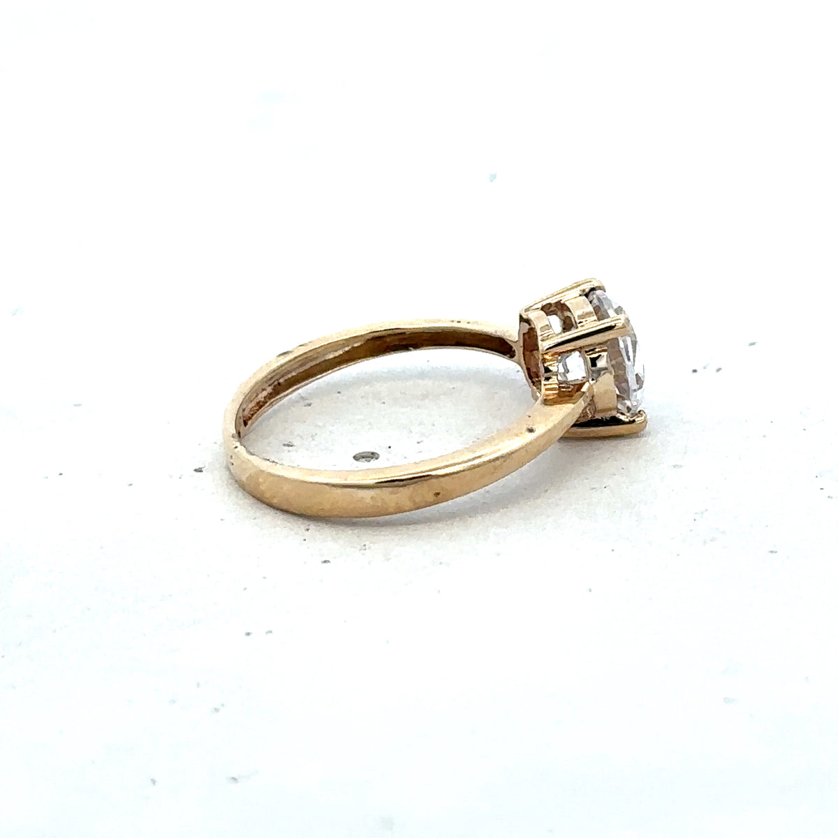 9ct yellow gold ring size P1/2 (sh25650l)