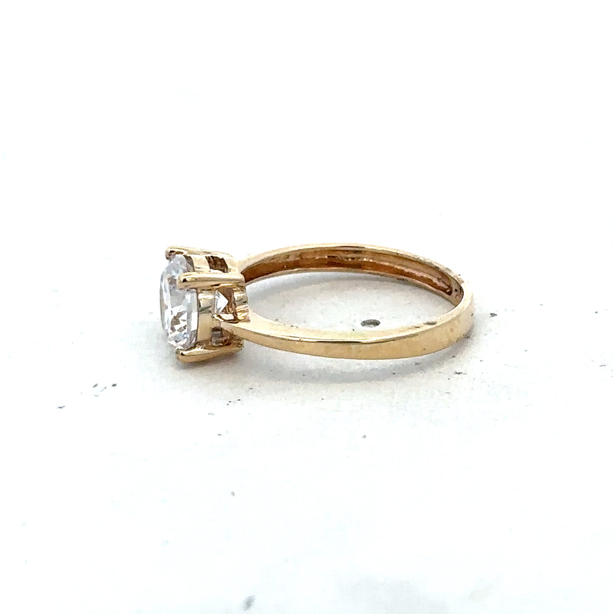 9ct yellow gold ring size P1/2 (sh25650l)