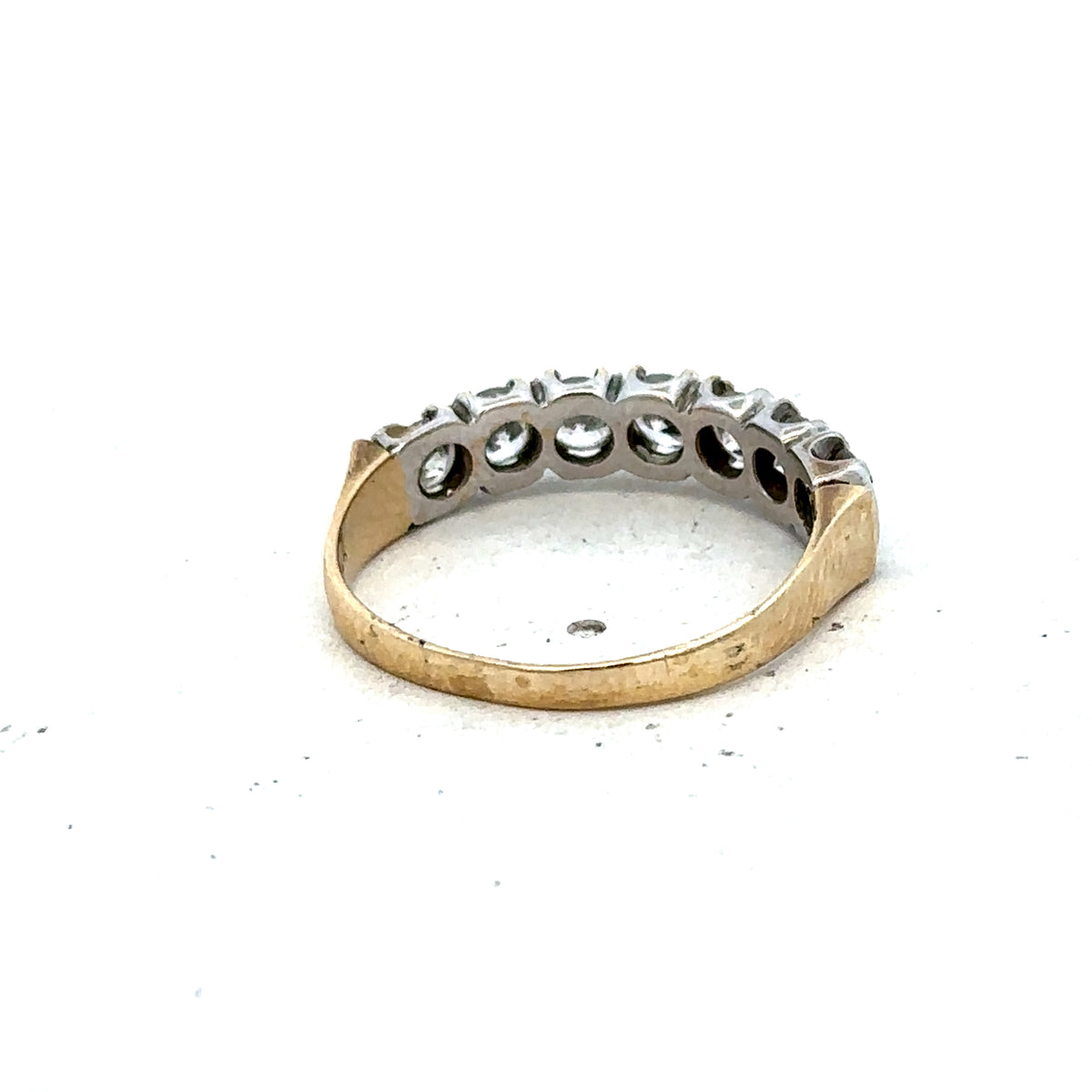 9ct yellow gold ring size Q (sh25600l)