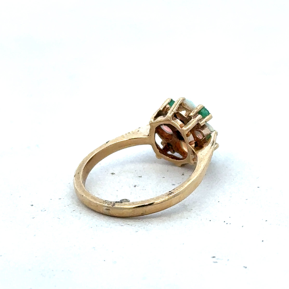9ct yellow gold ring size M (sh25593l)