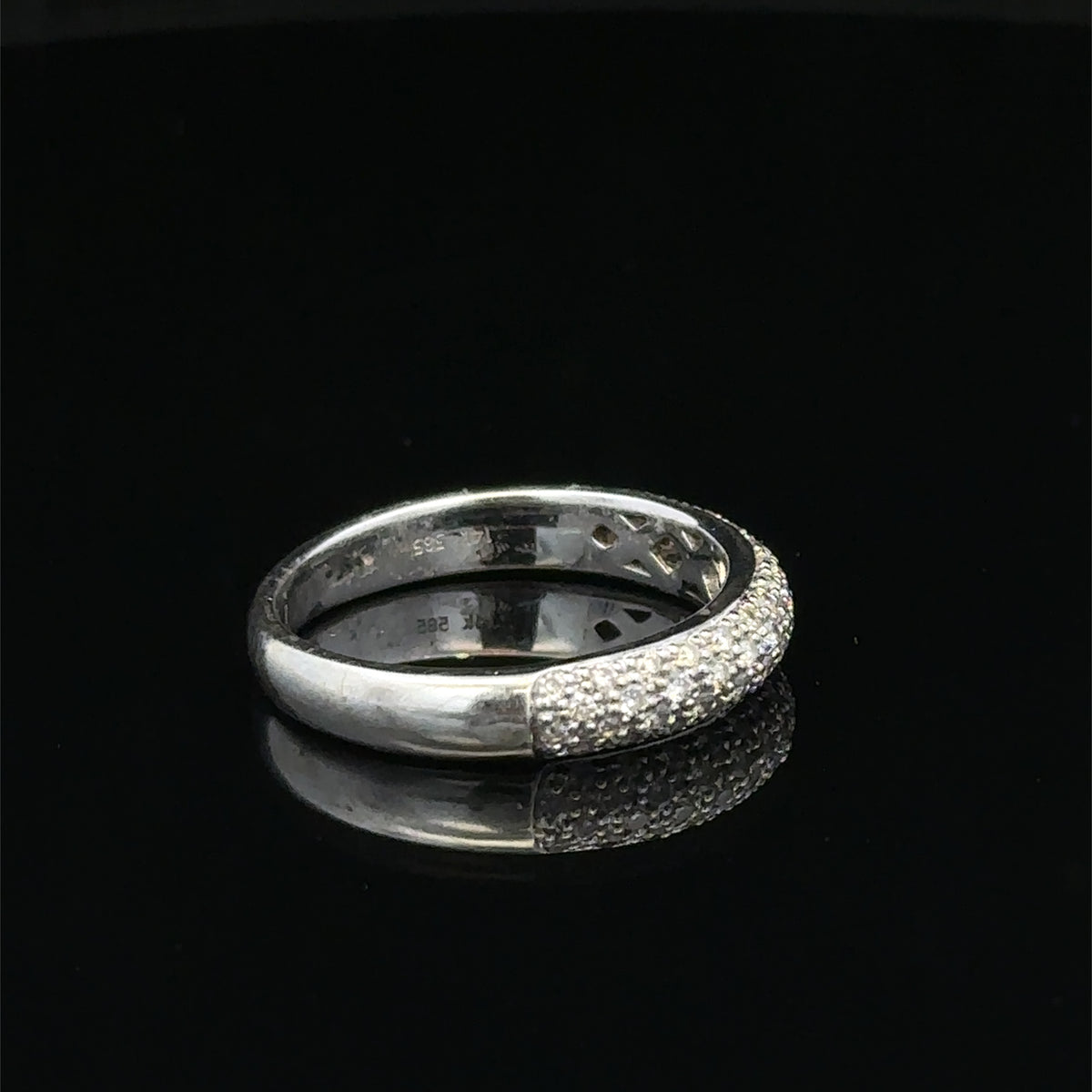 14ct white gold diamond ring  sh27476b
