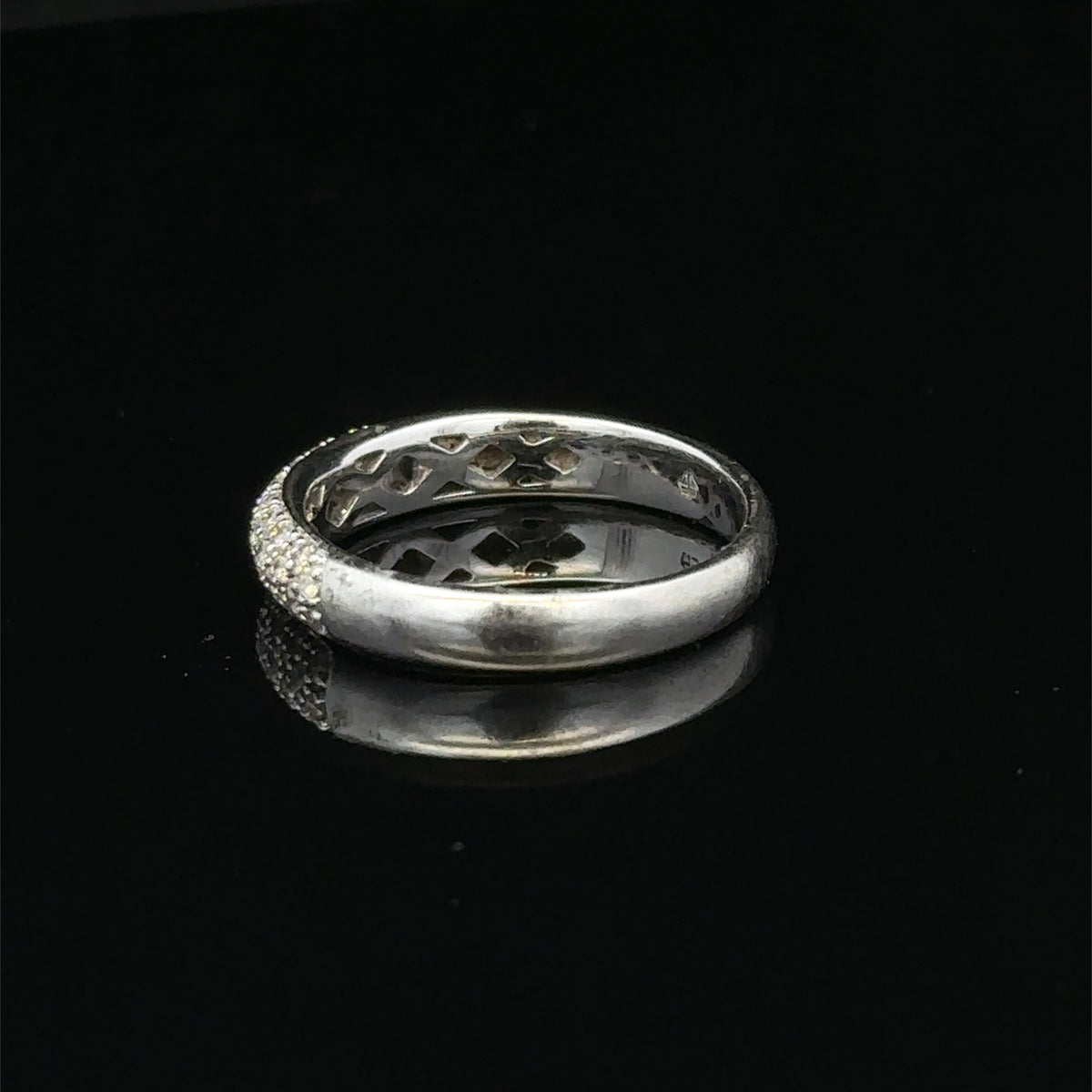 14ct white gold diamond ring  sh27476b