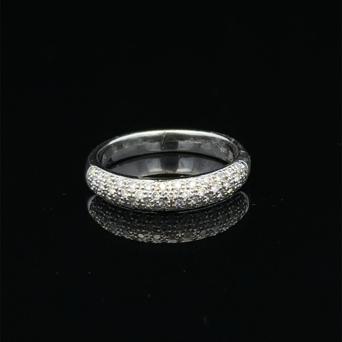 14ct white gold diamond ring  sh27476b