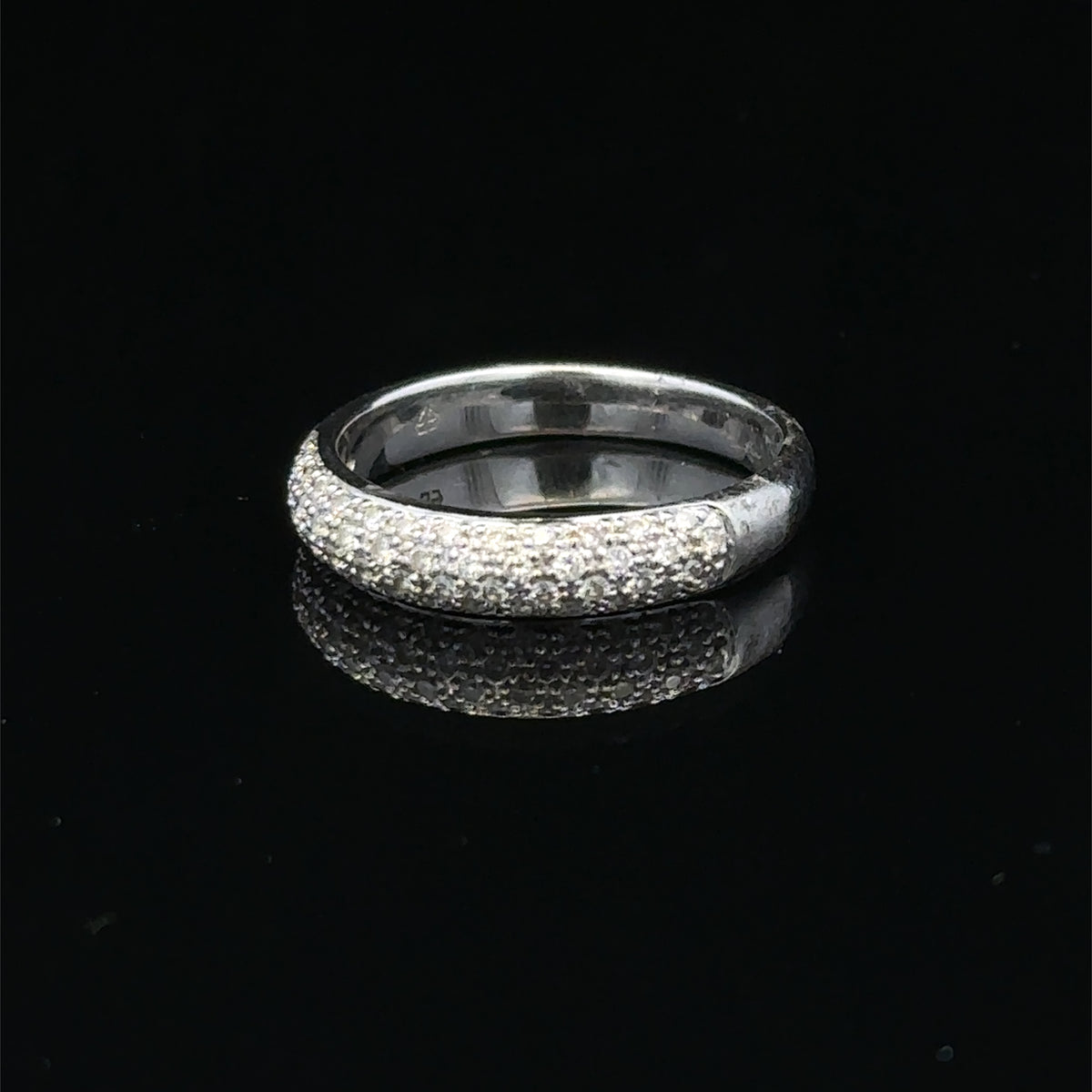 14ct white gold diamond ring  sh27476b