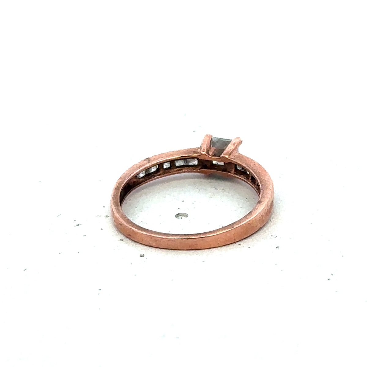 9ct rose gold ring size K (sh27390b)