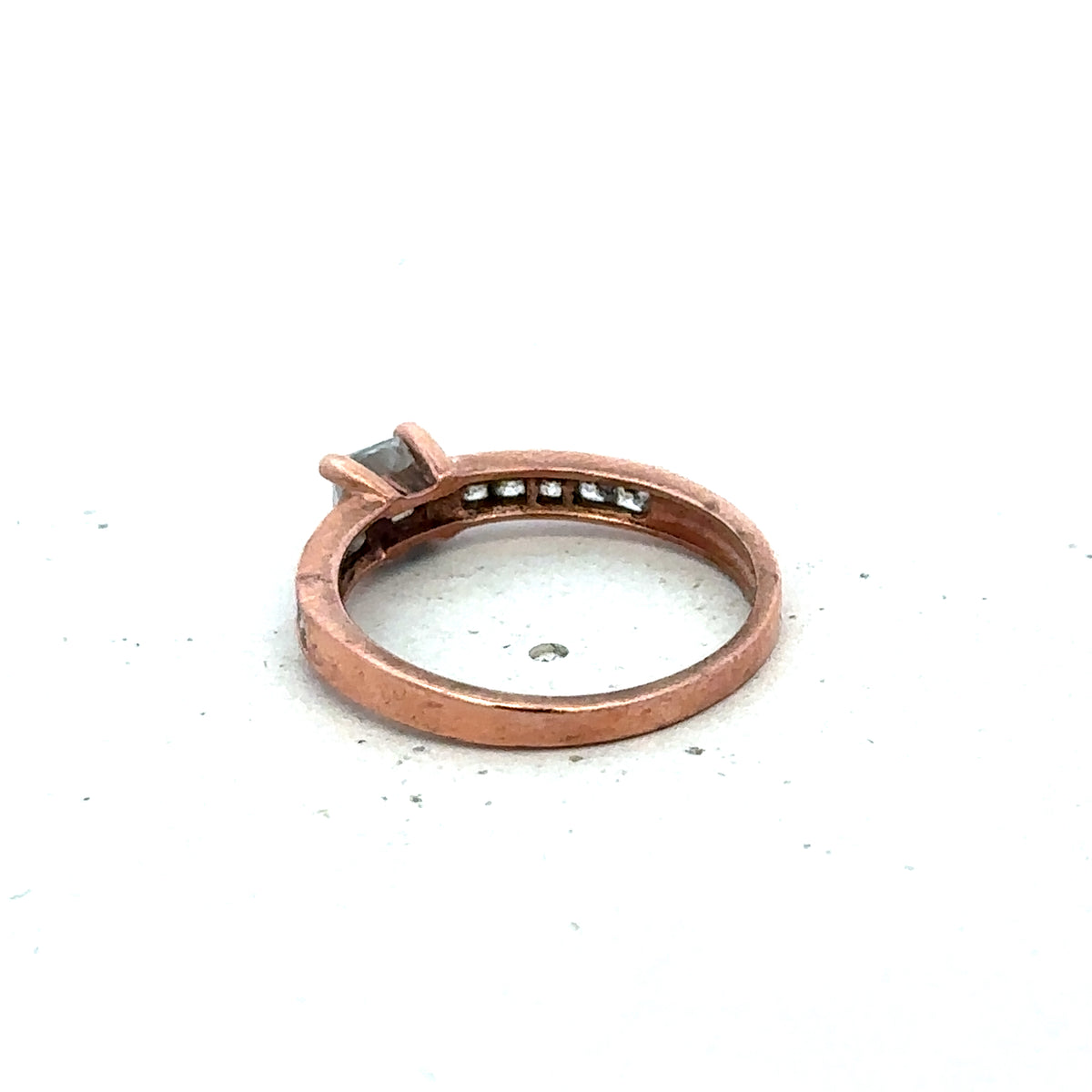 9ct rose gold ring size K (sh27390b)