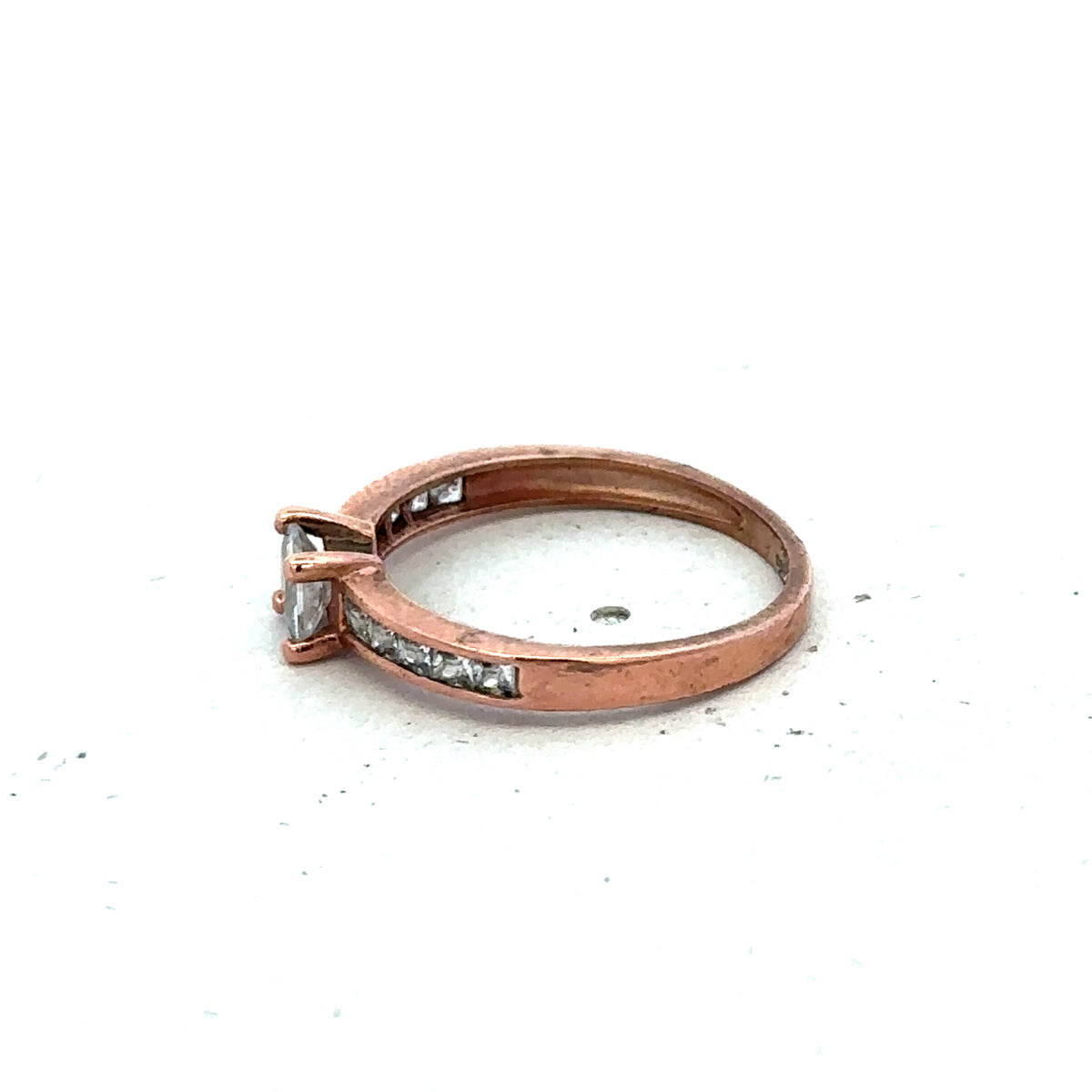 9ct rose gold ring size K (sh27390b)