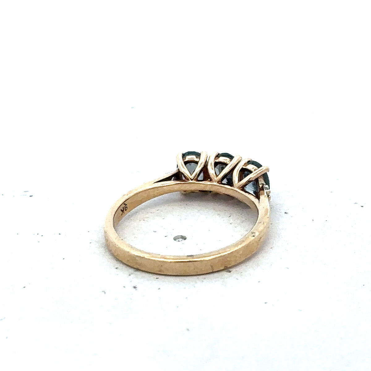 9ct yellow gold ring size L (sh25679l)
