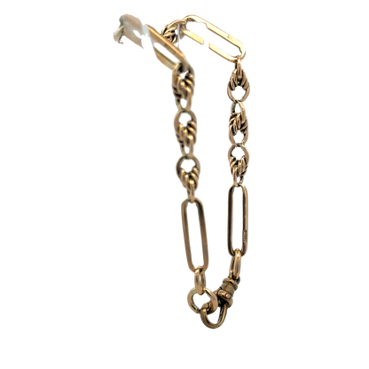 9ct yellow gold bracelet 11.1g (sh25697l)