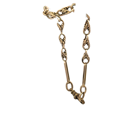 9ct yellow gold bracelet 11.1g (sh25697l)