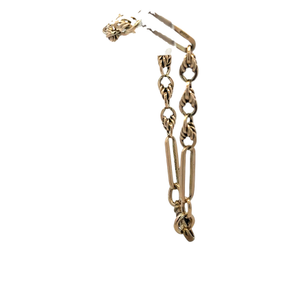 9ct yellow gold bracelet 11.1g (sh25697l)