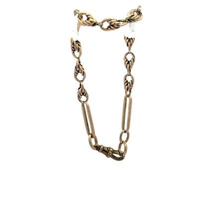 9ct yellow gold bracelet 11.1g (sh25697l)