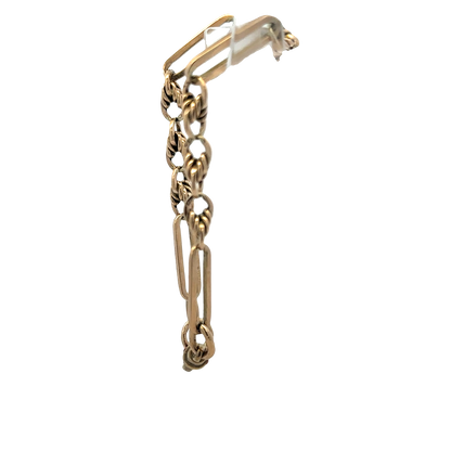 9ct yellow gold bracelet 11.1g (sh25697l)