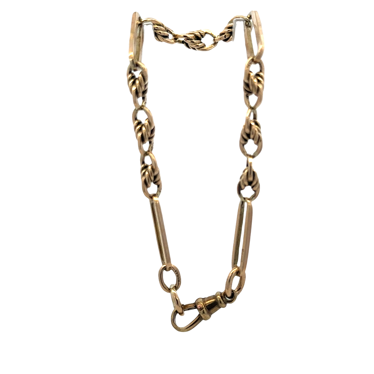 9ct yellow gold bracelet 11.1g (sh25697l)