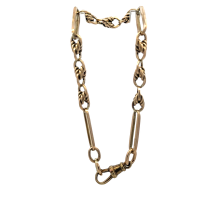9ct yellow gold bracelet 11.1g (sh25697l)