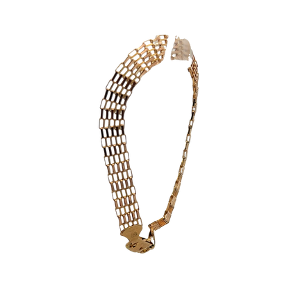 9ct yellow gold bracelet 6.4g (sh27674b)