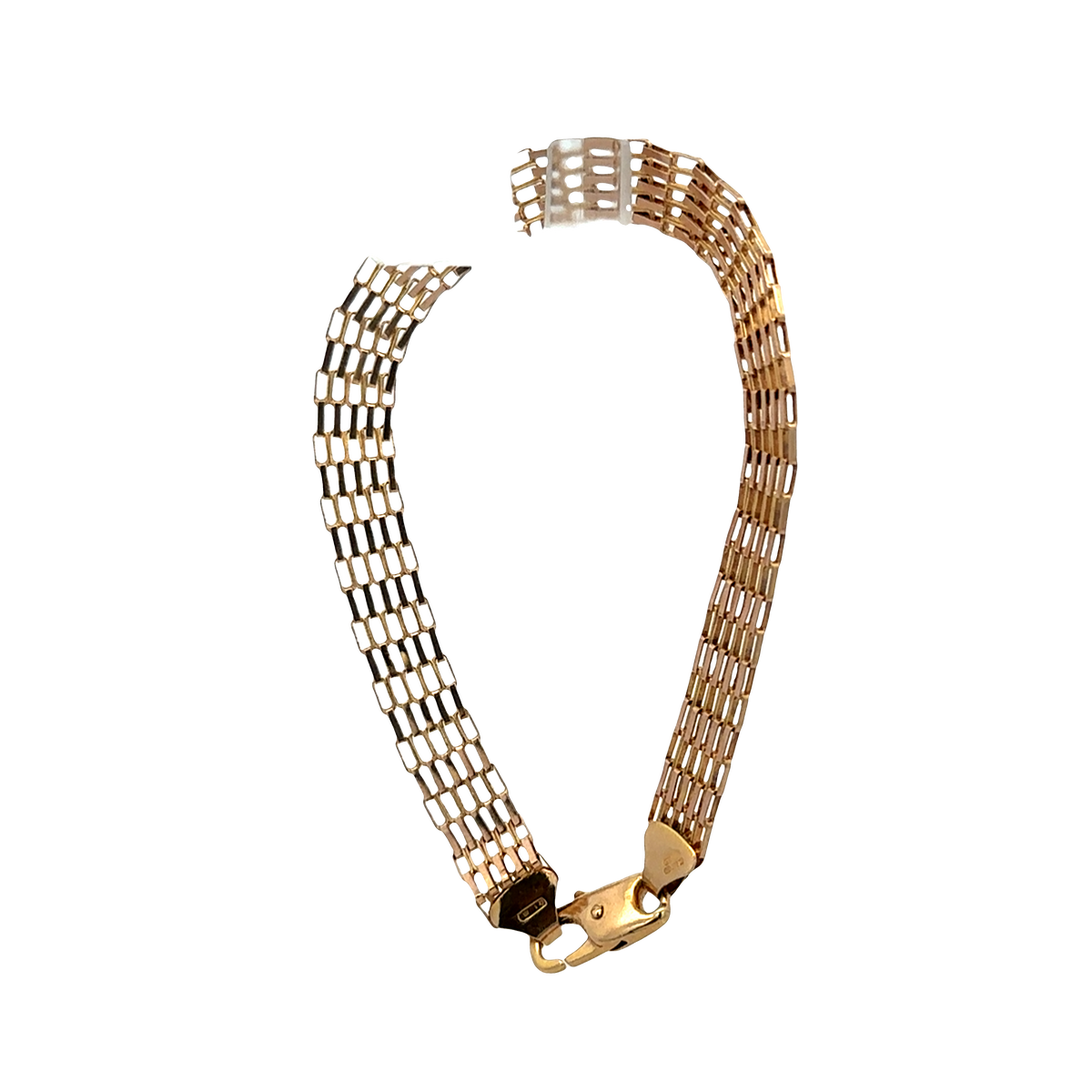 9ct yellow gold bracelet 6.4g (sh27674b)