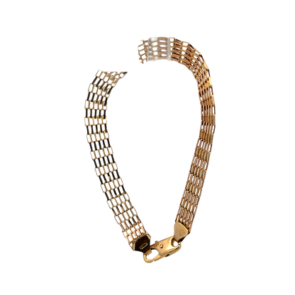 9ct yellow gold bracelet 6.4g (sh27674b)